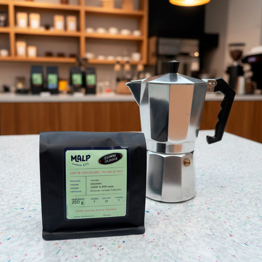 Pack Moka Italiana 450 ml + 250 g Café Molido